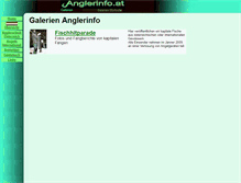 Tablet Screenshot of galerien.anglerinfo.at