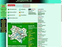Tablet Screenshot of niederoesterreich.anglerinfo.at